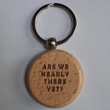 Hadrian's Wall Path Wooden Keyring