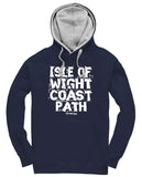 3 x Isle of Wight Coast Path hoodies with customised back print