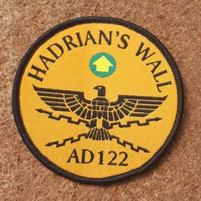 X Hadrian's Wall woven badge