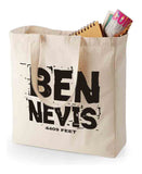 Ben Nevis canvas shopping bag