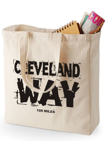 Cleveland Way canvas shopping bag