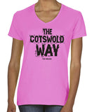 Cotswold Way women's v-neck fitted t-shirt