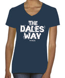 Dales Way women's v-neck fitted t-shirt