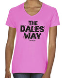 Dales Way women's v-neck fitted t-shirt