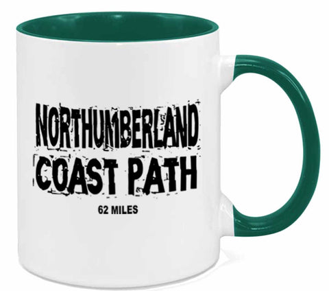 Northumberland Coast Path mug