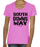 South Downs Way women's v-neck fitted t-shirt