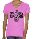 Southern Upland Way women's v-neck fitted t-shirt