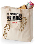 St Cuthbert's Way 'Sore Feet' canvas shopping bag