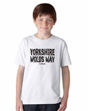 Yorkshire Wolds Way kid's t-shirt